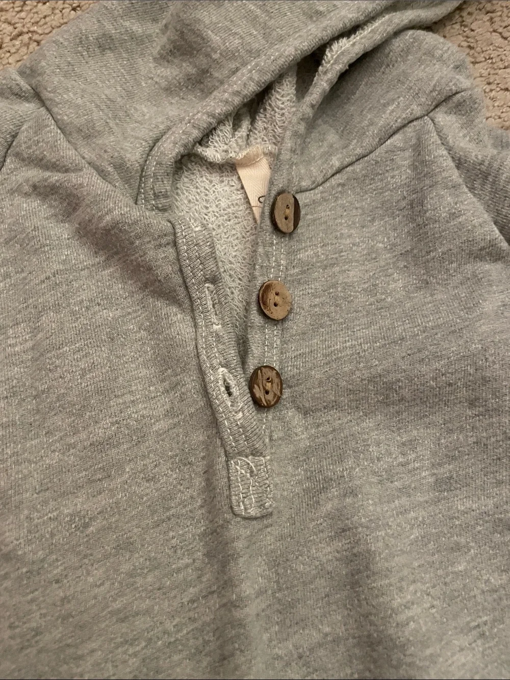 Childhood’s Clothing soft grey